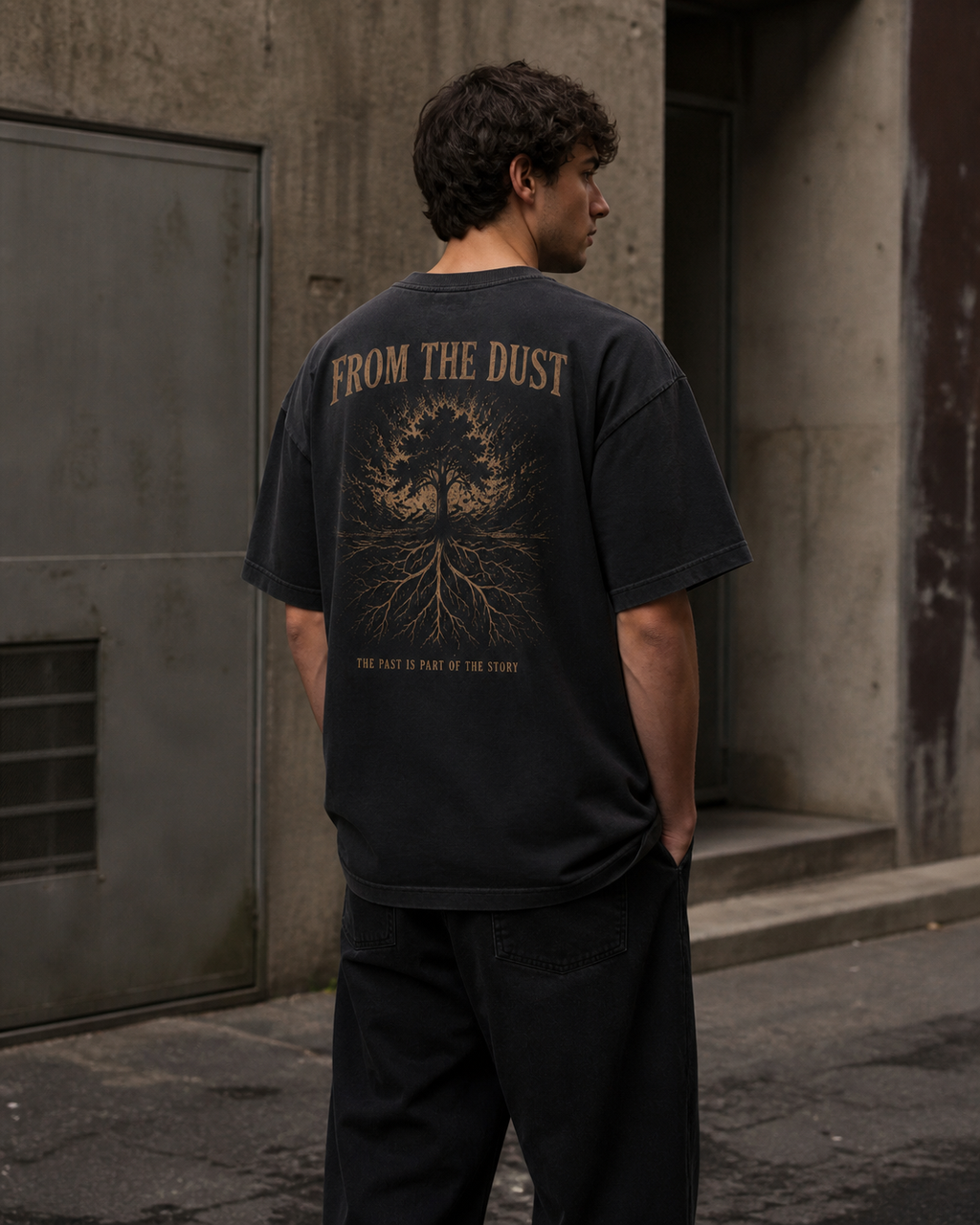 AFTER THE FALL TEE — BLACK